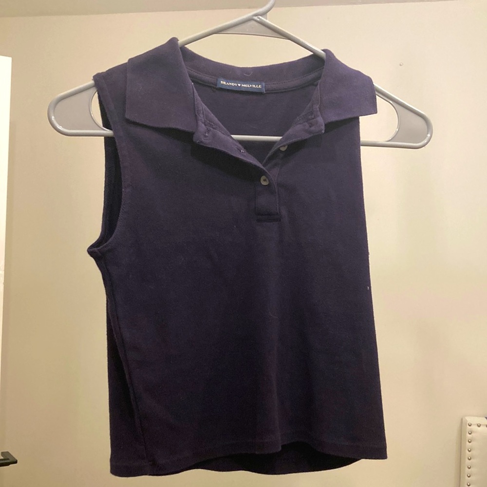 I am selling a dark blue tank top